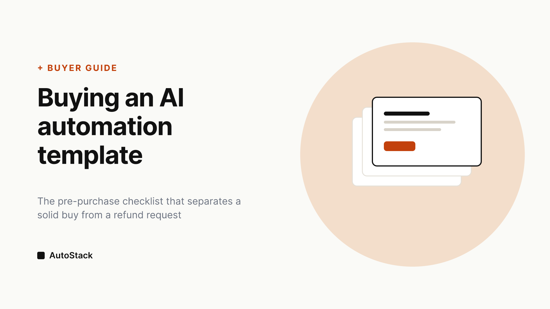 How to Buy an AI Automation Template Without Getting Burned: A Buyer's Checklist
