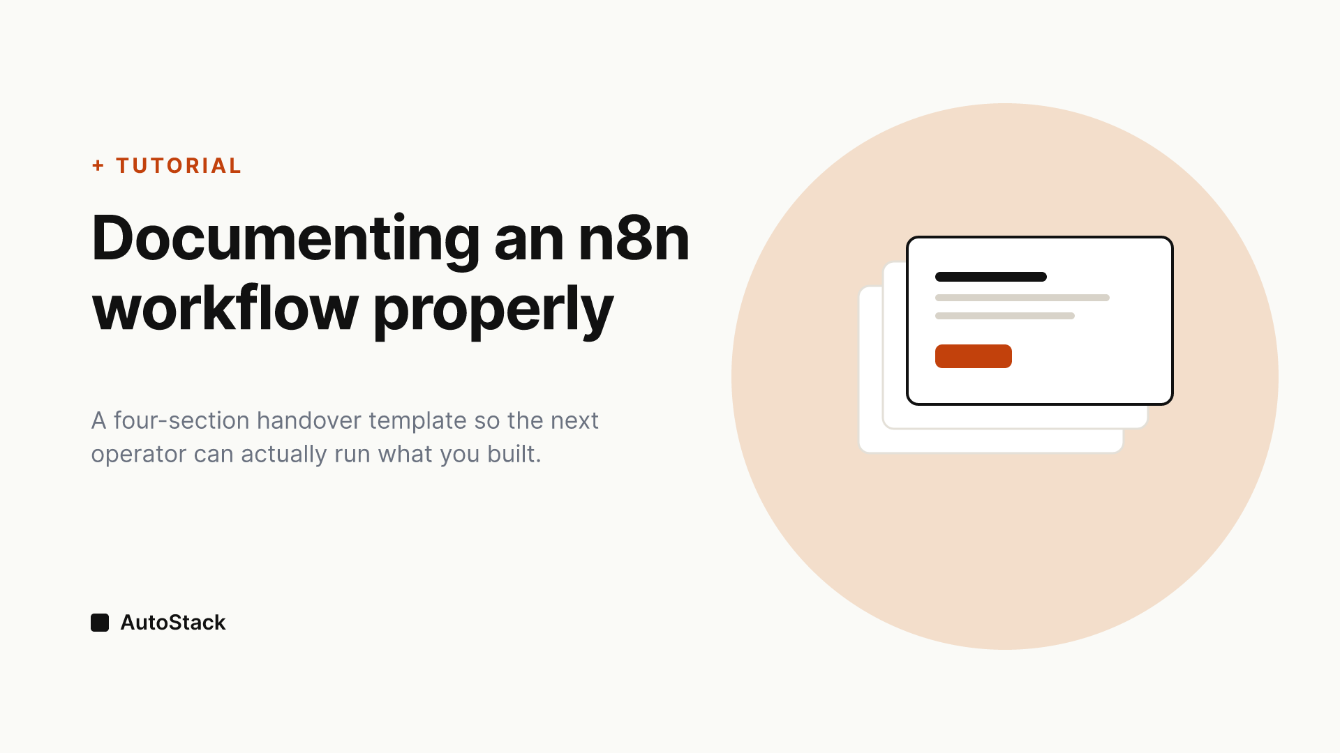 How to Document an n8n Workflow So Someone Else Can Run It