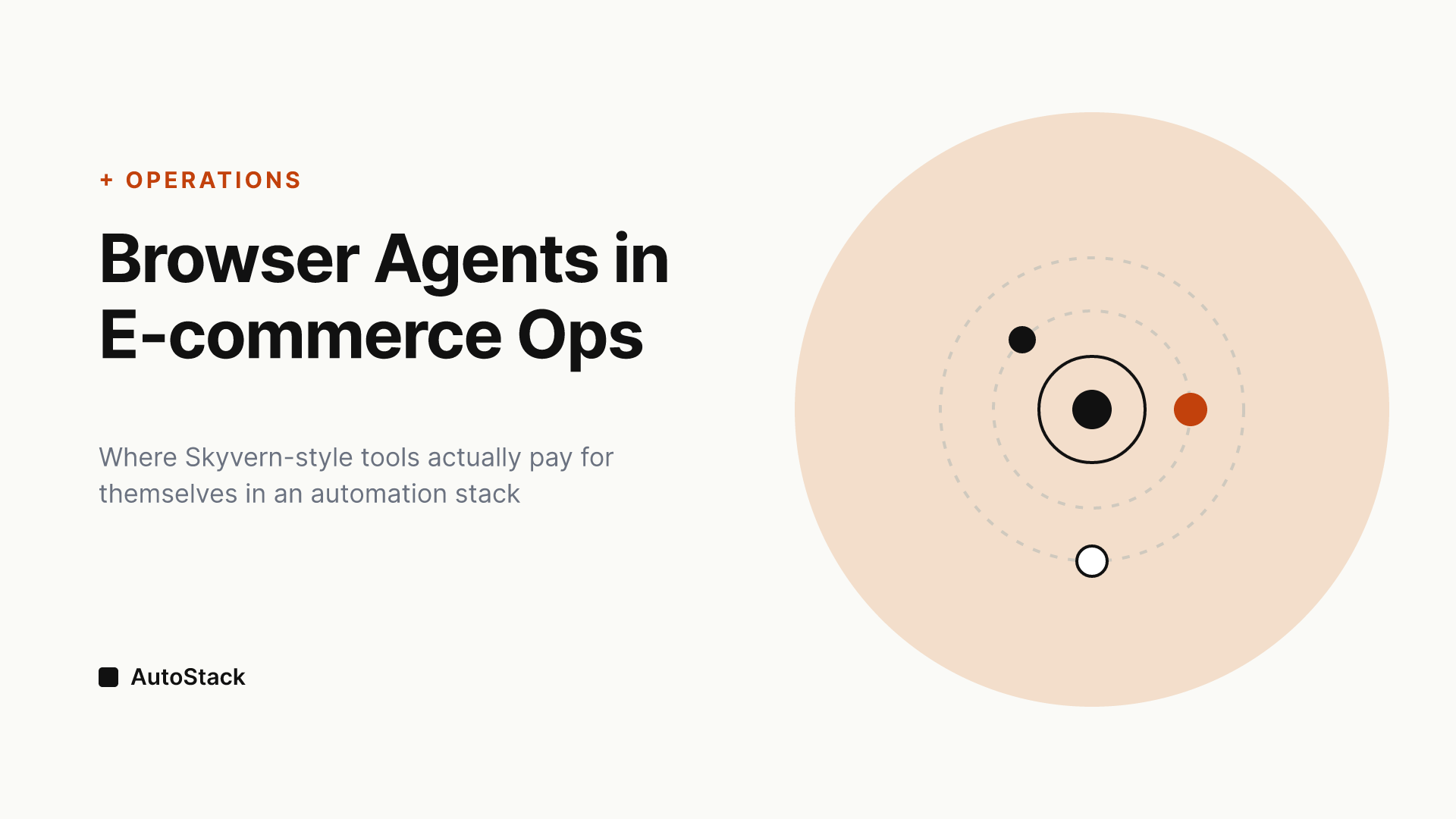 Browser-Acting AI Agents in E-commerce Operations: Where They Earn Their Keep