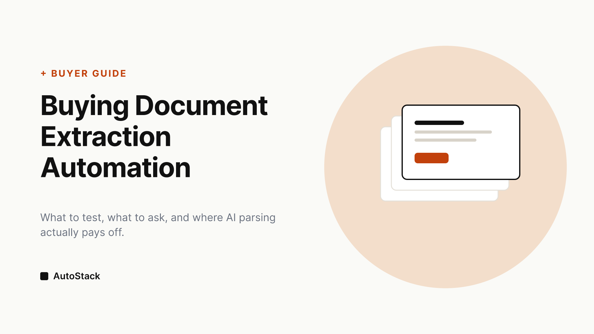 Buying Document Extraction Automation: What Buyers Actually Need to Know